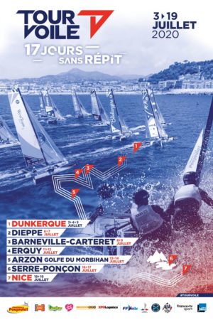 En vidéo, le parcours du tour de voile 2020